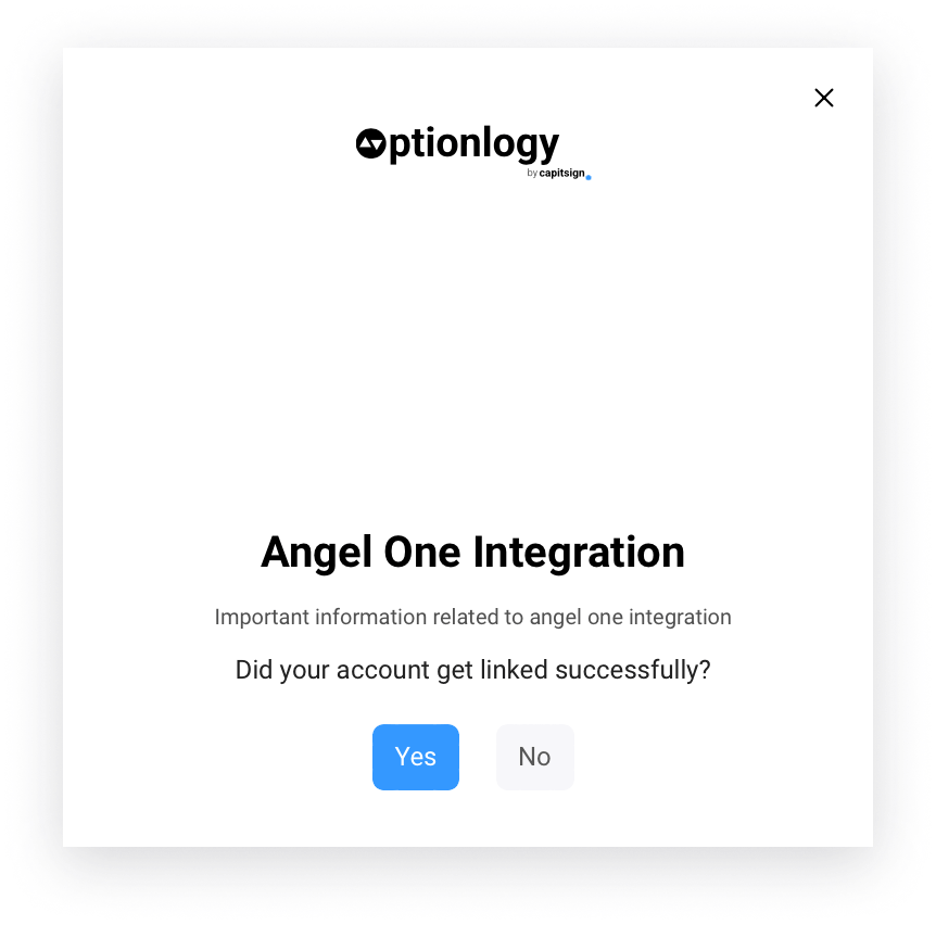 Angel One Integration