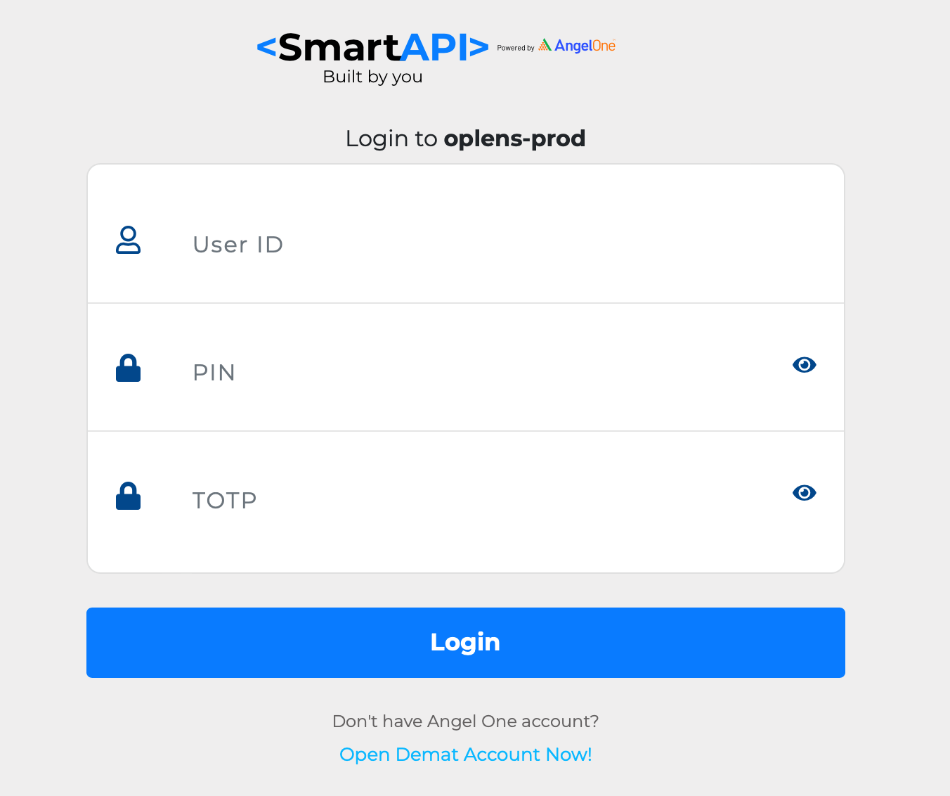 Angel One Integration