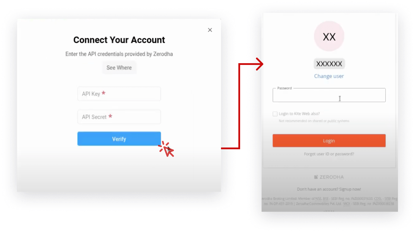 Connect Zerodha Account